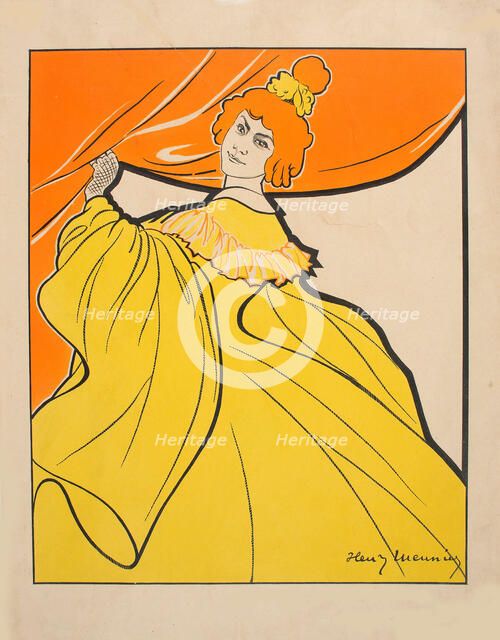 Odette Dulac, c. 1900. Creator: Meunier, Henri Georges (1873-1922).