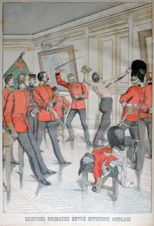 Odious behaviour between English officers, 1903