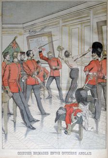 Odious behaviour between English officers, 1903