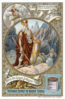 Odin, 1890-1910. Artist: Delitz