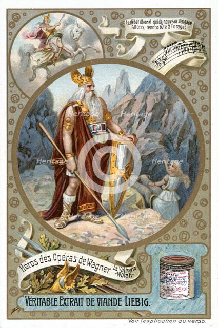 Odin, 1890-1910. Artist: Delitz