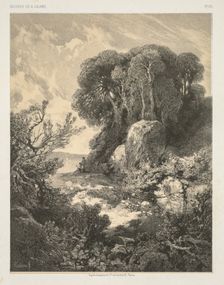 Oeuvres de A. Calame: No. 52. Creator: Alexandre Calame (Swiss, 1810-1864); F. Delarue, r. J.J. Rouseau, 18, Paris