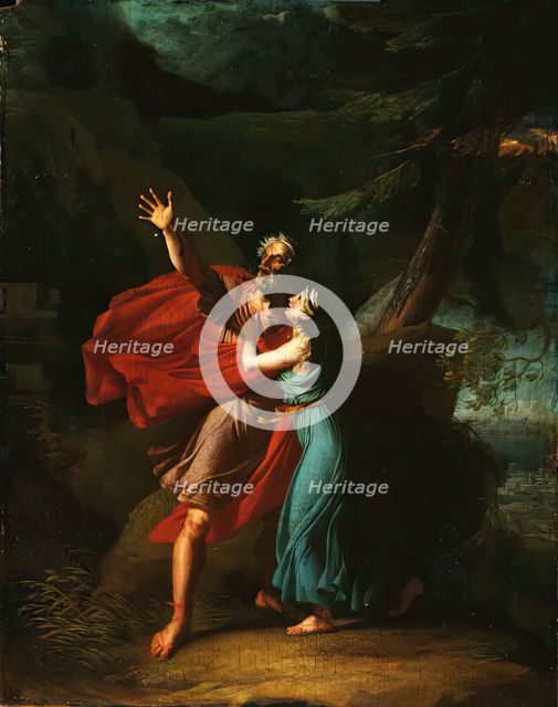 Oedipus and Antigone, c1795. Creator: Charles Thevenin.