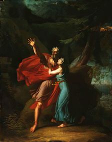 Oedipus and Antigone, c1795. Creator: Charles Thevenin