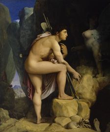 Oedipus and the Sphinx, 1864. Creator: Jean-Auguste-Dominique Ingres
