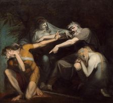 Oedipus Cursing His Son Polynices, 1786. Creator: Henry Fuseli
