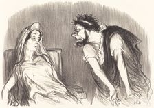 Oedipe, 1851. Creator: Honore Daumier