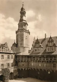 Oels (Schlesien) - Courtyard of the Castle 1931. Artist: Kurt Hielscher