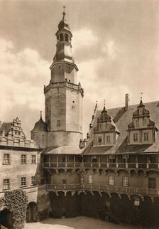 Oels (Schlesien) - Courtyard of the Castle 1931. Artist: Kurt Hielscher