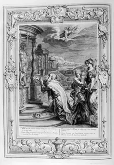 Oeneus, King of Calydon.. is Punished for his Impiety 1733. Artist: Bernard Picart