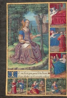Oenone Awaits Her Unfaithful Husband Paris; Ovid, Excerpts from Heroides, about 1493. Creator: Master of the Chronique Scandaleuse