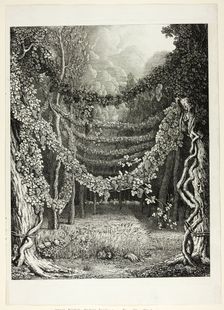 Oenotria Telus, An Idealized Woodland Scene Near Naples, 1796. Creator: Johann Heinrich Wilhelm Tischbein