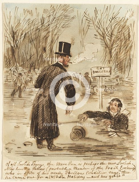 Of All Foolish Things..., n.d. Creator: John Leech.