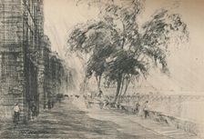 Of all the streets of Paris the Seine is the most interesting c1927, (1927). Artist: Henry Franks Waring