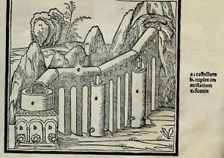 Of Architecture by Marco Vitruvius Pollio, treaty in 10 books, engraving from a water pipe, editi…