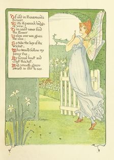 Of old in Rosamond's Bower...,1899. Creator: Walter Crane