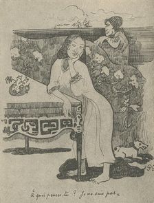 Of What Are You Thinking? I Do Not Know 1936. Artist: Paul Gauguin