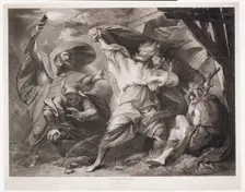 Off, off, you lendings-Come unbutton here (Shakespeare, King Lear, Act 3, Scene 4), 1793. Creator: William Sharp