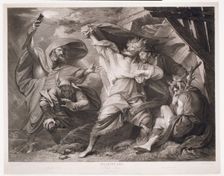 Off, off, you lendings-Come unbutton here (Shakespeare, King Lear, Act 3, Scene 4), 1793. Creator: William Sharp