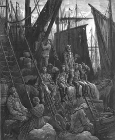 Off Billingsgate 1872. Creator: Gustave Doré