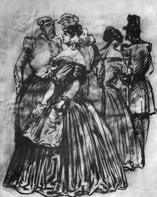 Off Duty 19th century, (1930). Artist: Constantin Guys