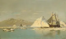 Off Greenland—Whaler Seeking Open Water. Creator: William Bradford