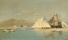 Off Greenland—Whaler Seeking Open Water. Creator: William Bradford