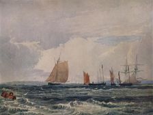 Off Plymouth c1827. Artist: Samuel Prout