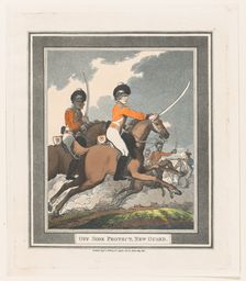 Off Side Protect, New Guard, September 1, 1798., September 1, 1798. Creator: Thomas Rowlandson