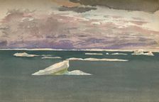 Off the Edge of the Ice - Gathering Storm, 14th September 1893, (1897). Artist: Fridtjof Nansen