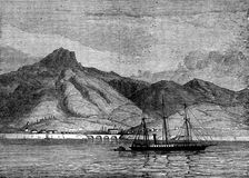 Off the mouth of the Bidassoa, Spain, 1873. Creator: Unknown