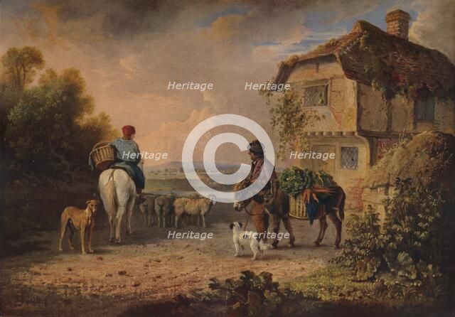 'Off to Market', 1828. Artist: Edmund Bristow.