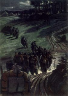Off to the Trenches 1915, (1926).Artist: Michel