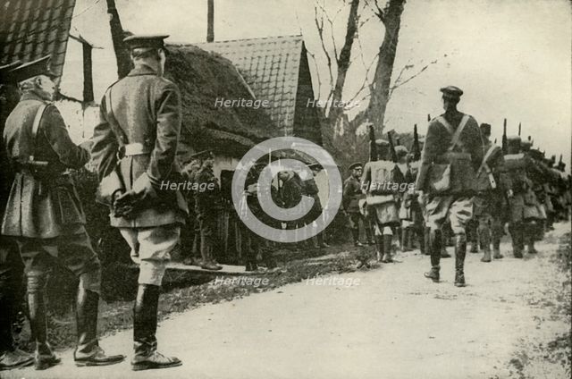 'Off To The Trenches', (1919).  Creator: Unknown.