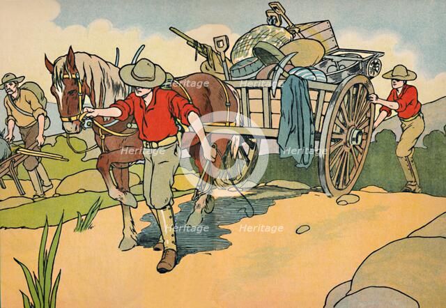 'Off to the Gold-Fields', 1912. Artist: Charles Robinson.