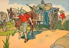 Off to the Gold-Fields 1912. Artist: Charles Robinson