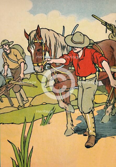 'Off to the Gold-Fields', 1912. Artist: Charles Robinson.