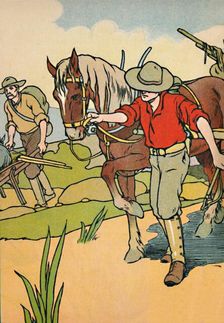Off to the Gold-Fields 1912. Artist: Charles Robinson