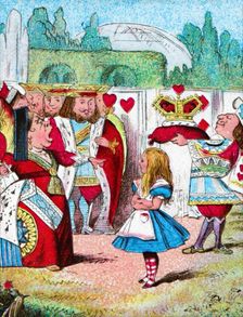 Off with her head! Alice and her Red Queen c1910. Artist: John Tenniel