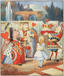 Off With His Head!, 1911. Creator: Tenniel, Sir John (1820-1914)