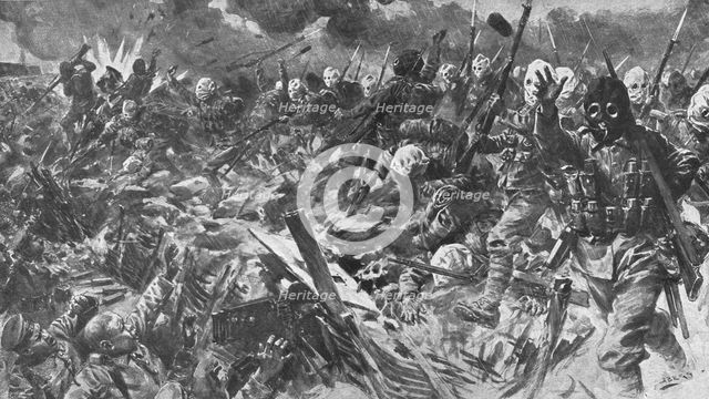 'Offensive en Artois; "non comme des soldats, mais comme des demons!" ', 1915 (1924). Creator: Unknown.