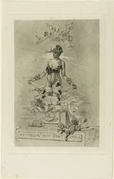 Offering, 1895. Creator: Félicien Rops