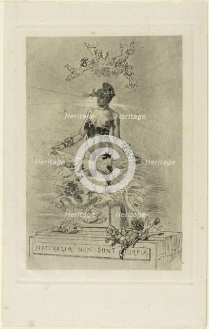 Offering, 1895. Creator: Félicien Rops.