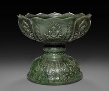 Offering Container in Form of Alms Bowl, 18th Century or later. Creator: Unknown