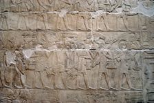 Offering bearers relief, Mastaba of Kagemni, Saqqara, Egypt, Old Kingdom, 2350 BC (2019). Creator: Unknown