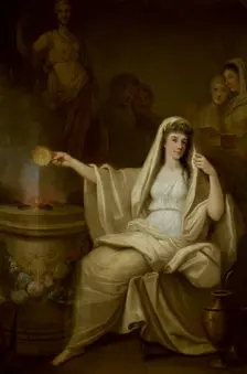 Offering of a Vestal, 1785-1786. Creator: Franciszek Smuglewicz