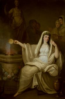 Offering of a Vestal, 1785-1786. Creator: Franciszek Smuglewicz