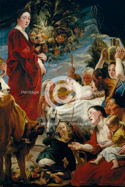 Offering to Ceres, c1619. Creator: Jacob Jordaens I.