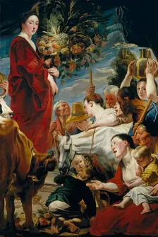 Offering to Ceres, c1619. Creator: Jacob Jordaens I