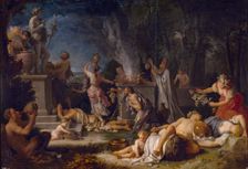 Offering to Bacchus, 1720. Creator: Michel-Ange Houasse